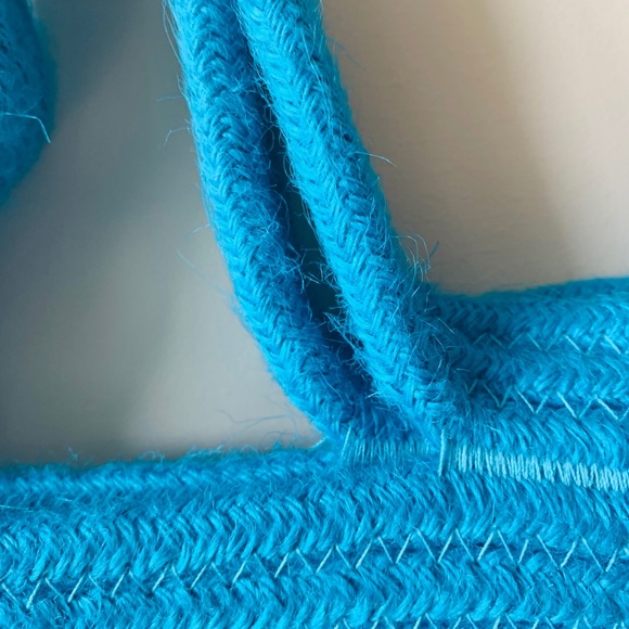 UO Color-block Straw Tote - Picture 6 of 8